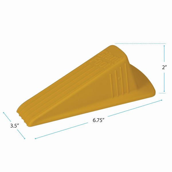 Yellow Big Foot Door Stop 4.75
