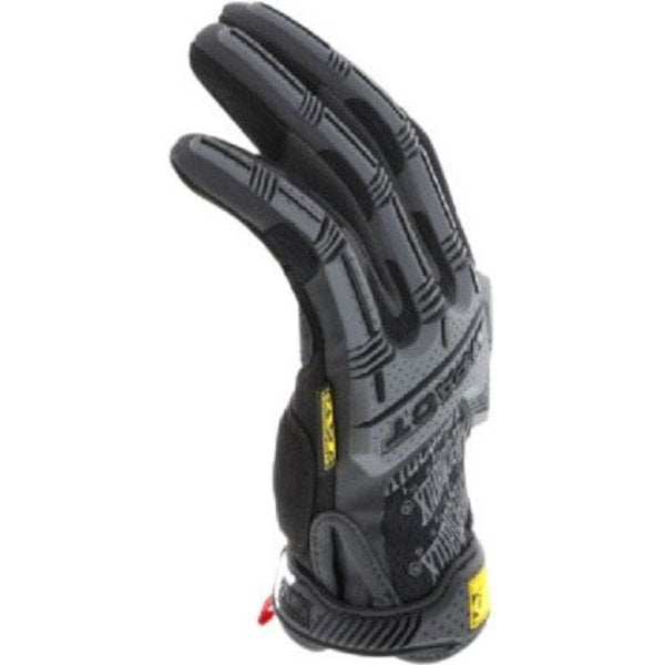 M-Pact Impact Resistant Work Gloves, Vibration Absorption, TPR, Black/Gray, Medium, 1 Pair