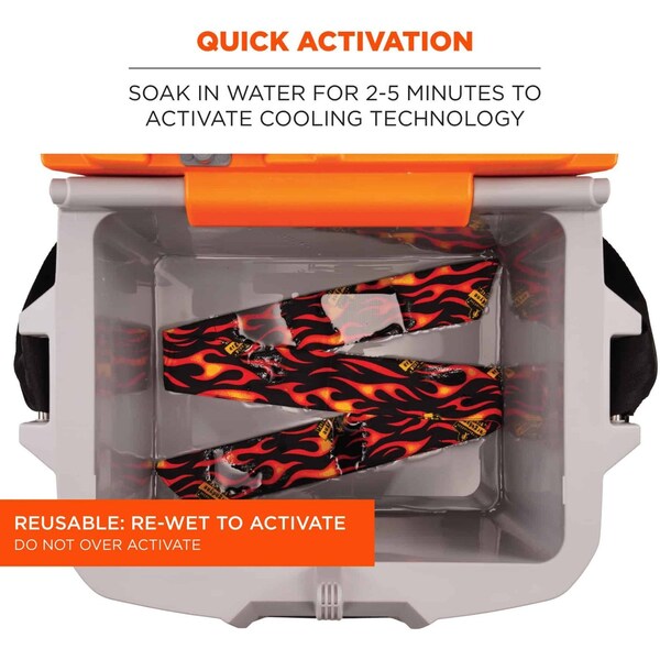 Cooling Bandana, Flames, Universal
