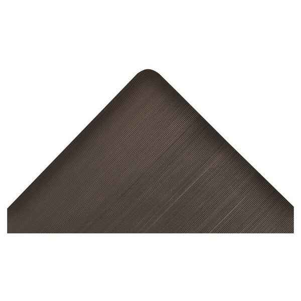 Antifatigue Mat, Black, 5 ft L x 3 ft W, Vinyl Surface With Dense Closed PVC Foam Base, 1 in Thick