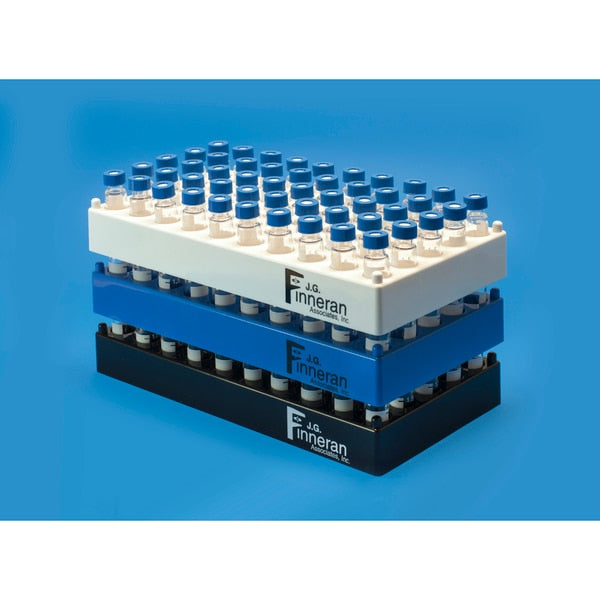 Black PP Stack Rack, for 12 mm Vials/Tube
