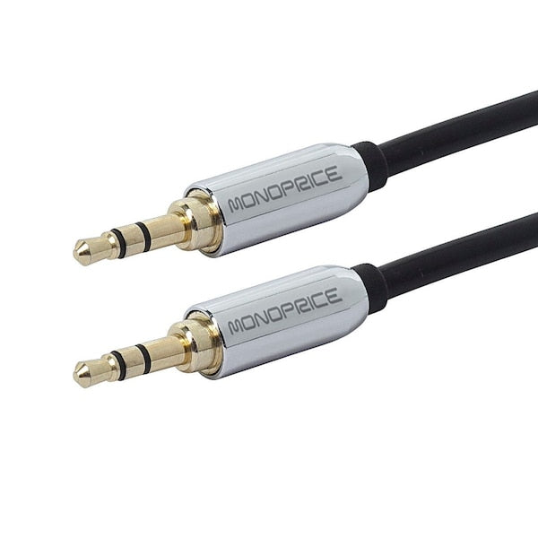 Stereo Male To Stereo Male 3 ft., Black