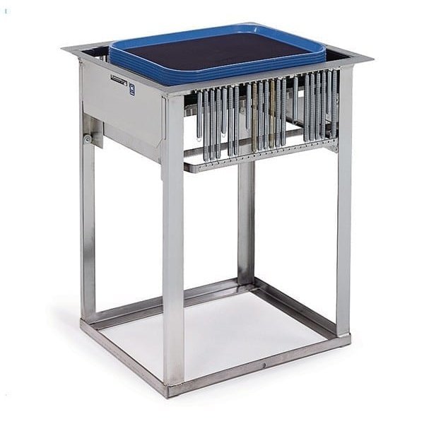 Drop-In Tray/Glass Rack Dispenser; (150)14