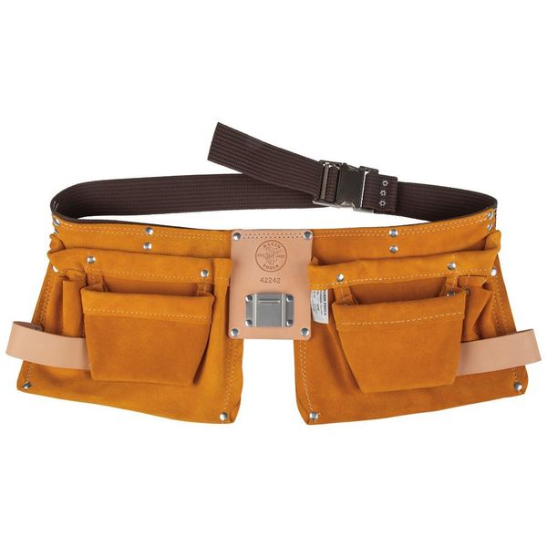 One-Piece Nail/Screw and Tool Pouch Apron