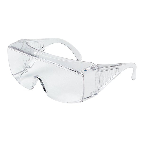 Safety Glasses, OTG Clear Polycarbonate Lens, Uncoated