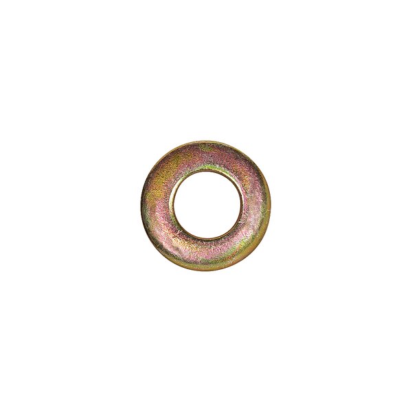 Flat Washer, Fits Bolt Size 1/2 in Zinc Yellow Finish