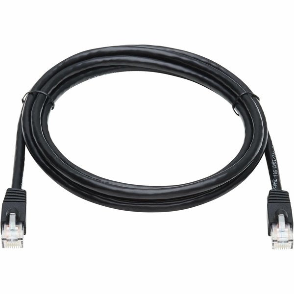 Cat6(a) Cable, Snagless, 10G, Black, 7ft