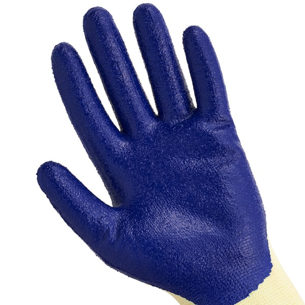 Cut Resistant Coated Gloves, A2 Cut Level, Nitrile, M, 5PK