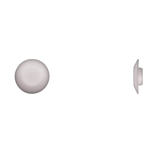 Wht Plstc Flush Hole Plugs 3/8