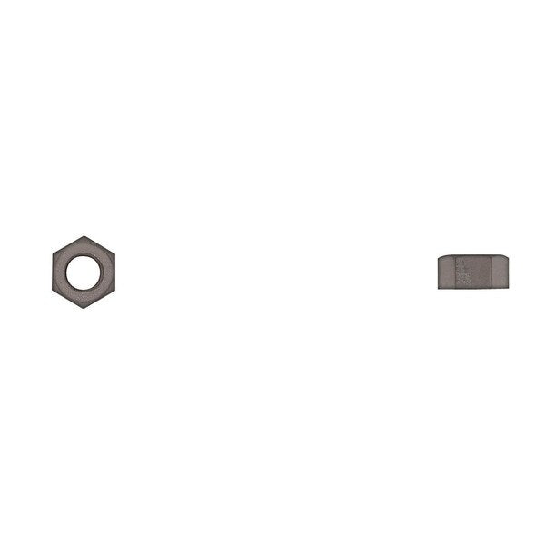 Blk Nyln License Plate Nuts 6-1.00mm 10mm Hex Size PK100