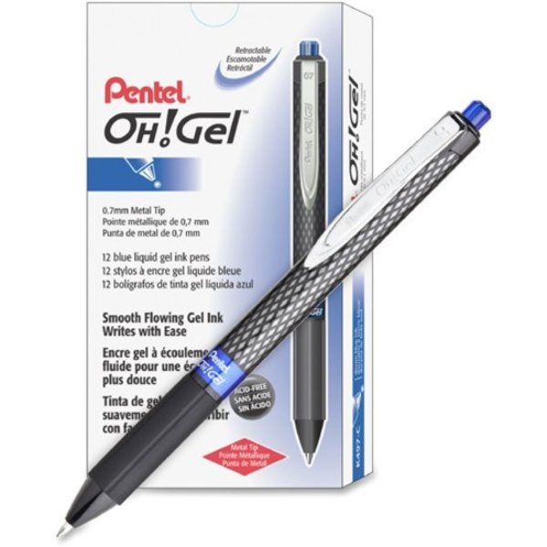 Pen, Gel, Oh, 0.7Mm, Be, PK12