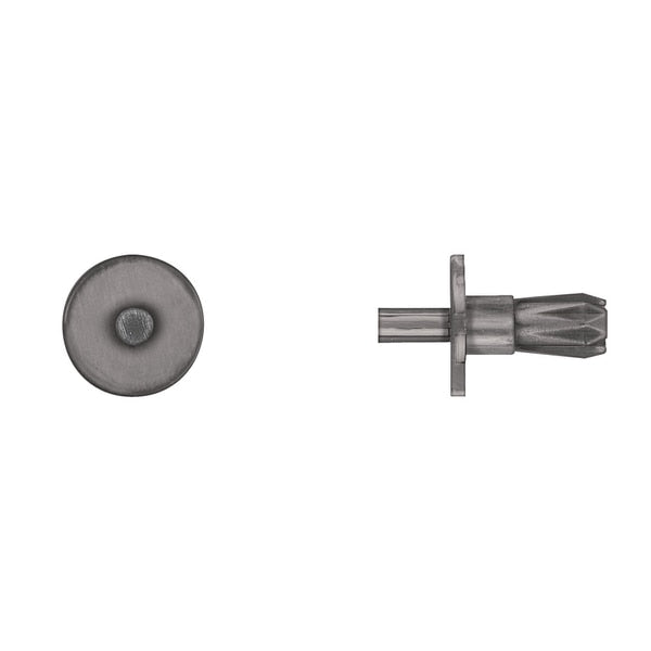 Blk Nyln Grille Retainers 1/4