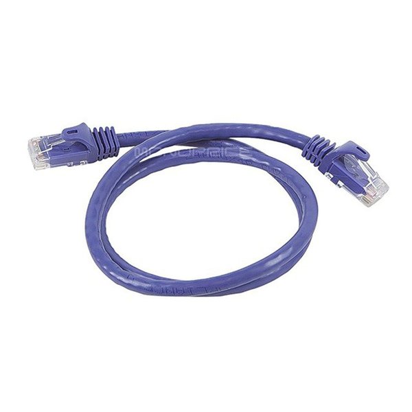 Ethernet Cable, Cat 6, Purple, 2 ft.
