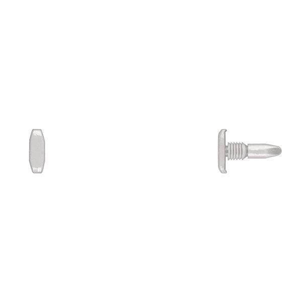Ntrl Nyln Weatherstrip Ret 4.5mm Hole Size 16mm Stem PK50