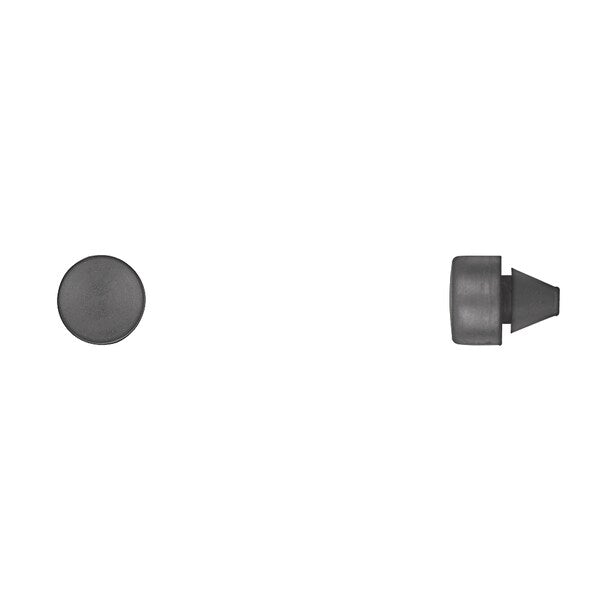 Blk Rubber Bumpers 17/64