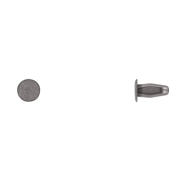 Blk Nyln Retaining Clips 5.5mm Hole Size 11mm Head Dia PK50