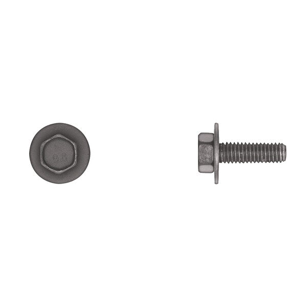 M6-1.00 Hex Head Cap Screw, Black 20 mm L