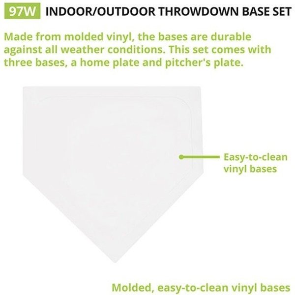 Indoor Outdoor Throwdown, White, PK5