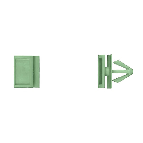 Grn Nyln Moulding Clips 7/16