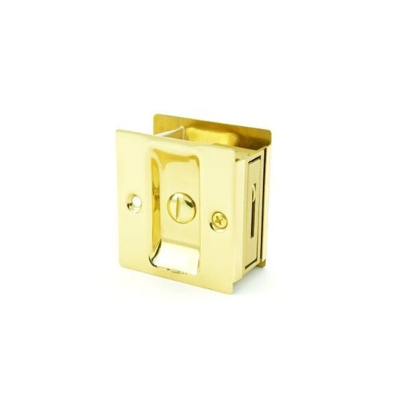 Privacy Pocket Door Lock Square Cutout for 1-3/8