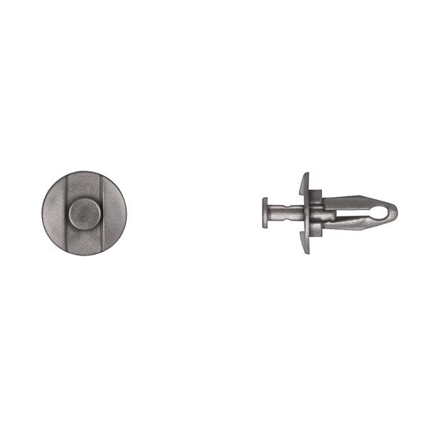 Blk Nyln Fascia Retainers 9.5mm Hole 18mm Stem L PK25