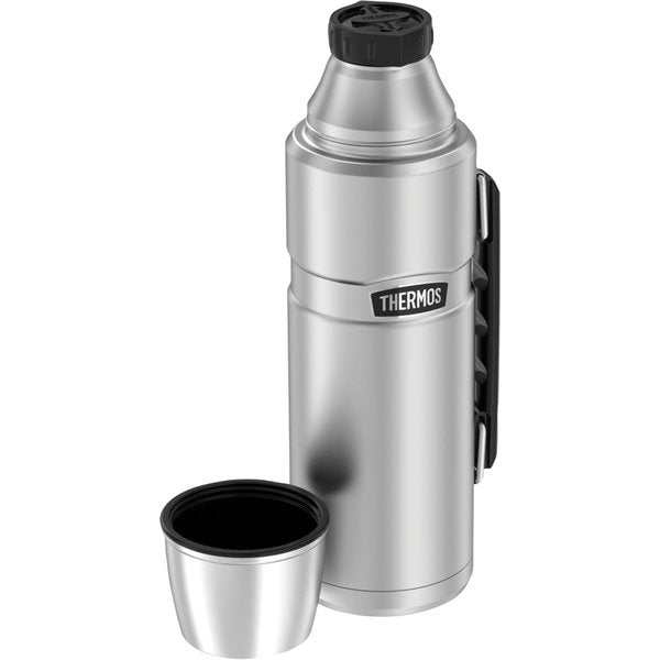 Stainless Steel Beverage Bottle, 40 oz., Matte Steel
