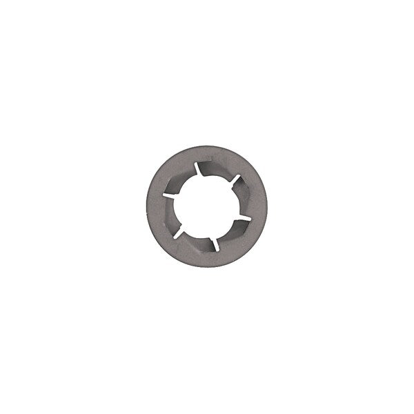 Blk Push On Retainers 14X2.00mm Screw 25mm OD PK50