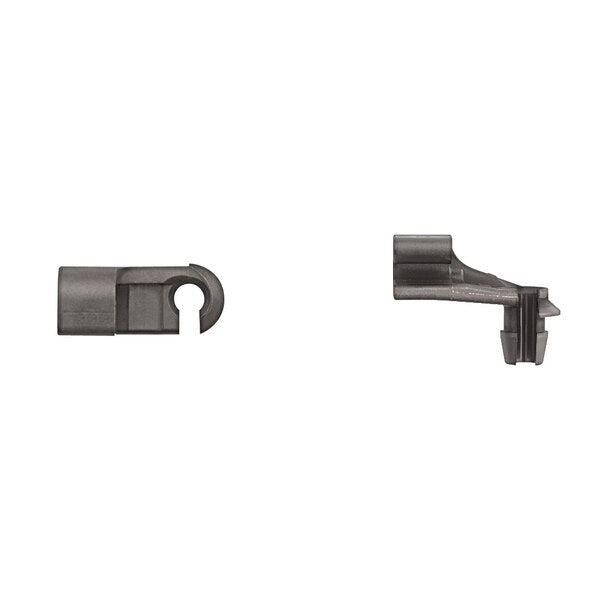 Blk Nyln Door Rod Clips 5/32