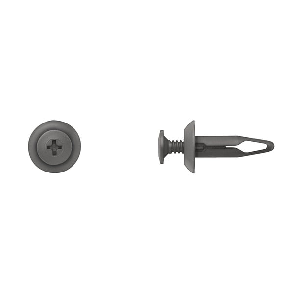 Blk Nyln Phllp Screw Ret 1/4