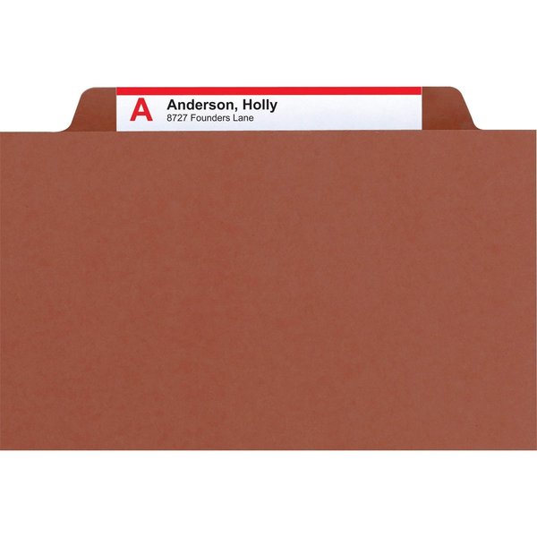 Folder, Classf, Ltr, 2 Div, Rd, PK10