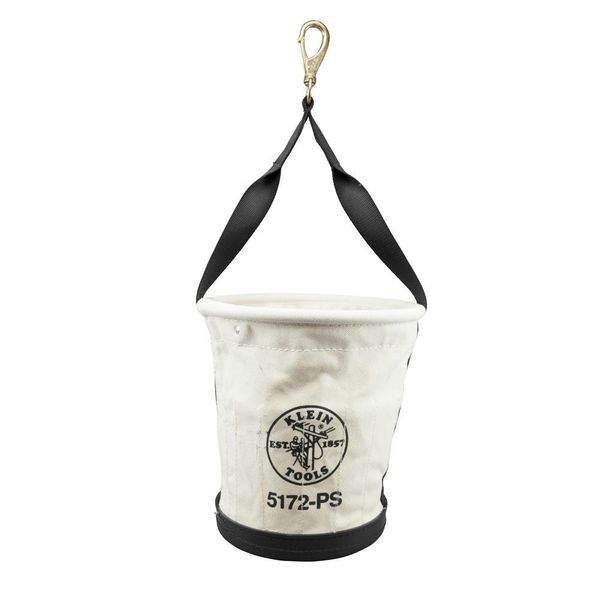 Canvas Bucket, #4 Canvas, Black Molded Polypropylene (Bottom)