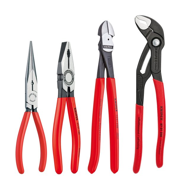 Assorted Pliers Sets, 4 pc Pliers Set