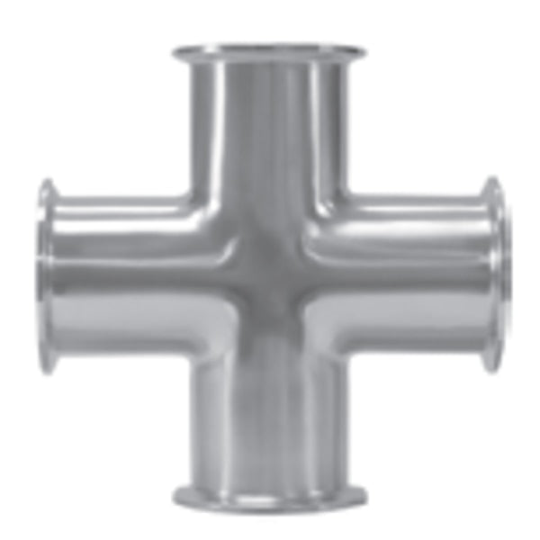 Clamp End Cross-316L, 6