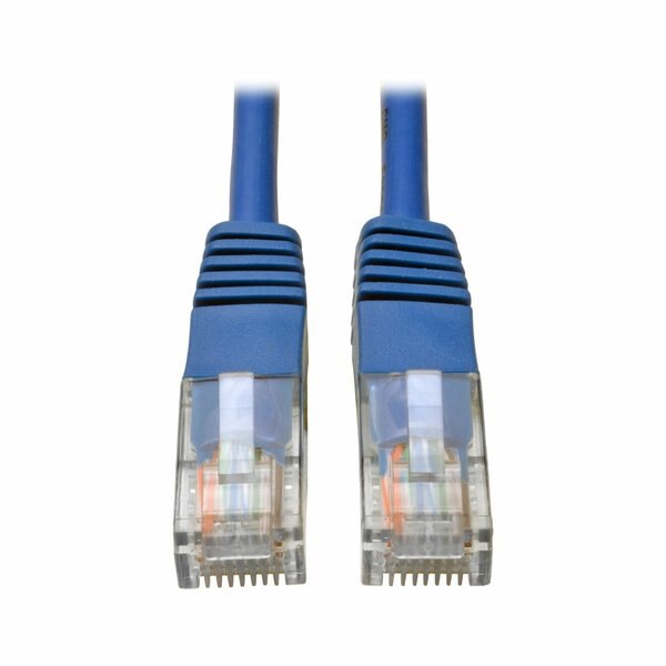 Cat5e Cable, Molded, RJ45 M/M, Blue, 30ft
