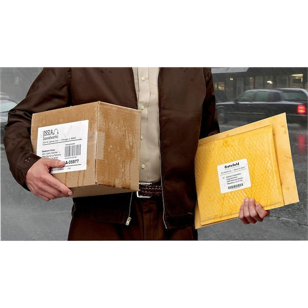 AveryÂ® WeatherProofâ¢ Mailing Labels with TrueBlockÂ® Technology for Laser Printers 5523, 2