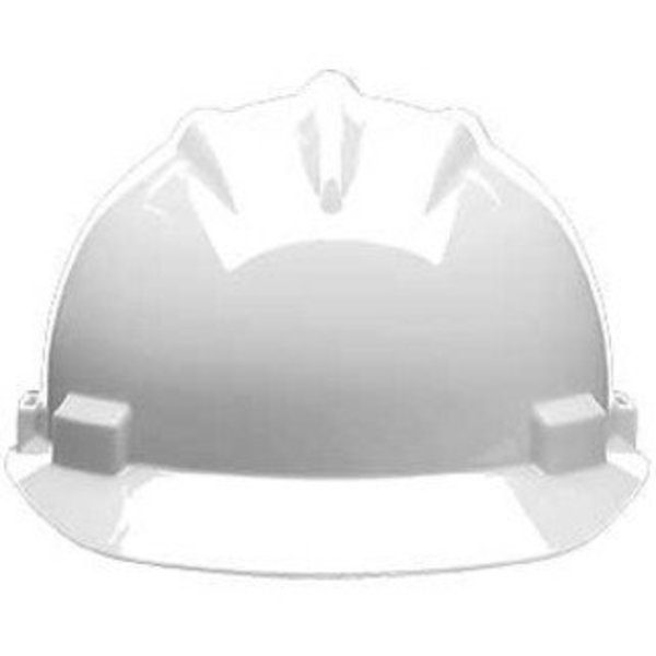 Front Brim Hard Hat, Type 1, Class E, Ratchet (4-Point), White