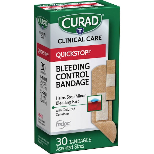 Assorted Bandages, White, PK30