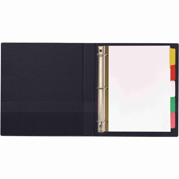 AveryÂ® Big Tabâ¢ Write & Erase Dividers 23076, 5 Multicolor Tabs, 1 Set