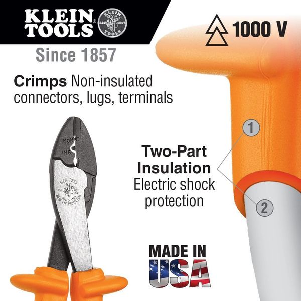 9 3/4 in Crimper 10 to 22 AWG