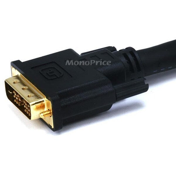 HDMI-DVI Cables, Black, 50 ft., 22AWG