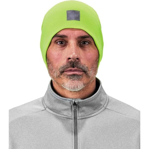 Knit Beanie, Over the Head, Universal, Lime