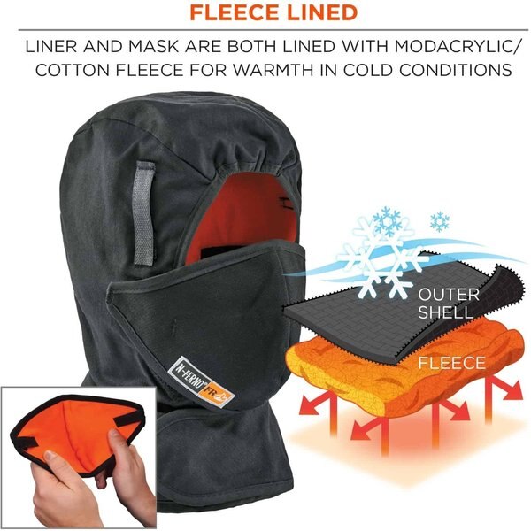 Winter Liner, Over the Head, Black