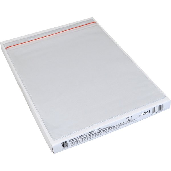 Shop Ticket Holder, Zipper, 9 x 12