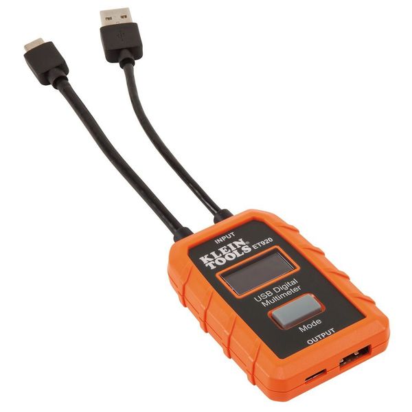 USB Digital Meter, USB-A and USB-C