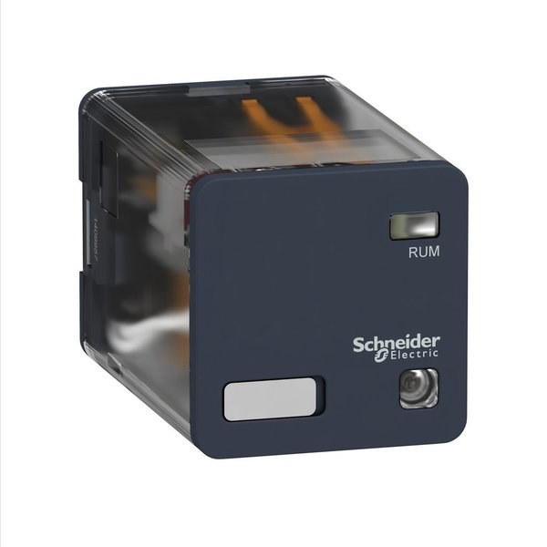 Universal plug-in relay - Zelio RUM - 3, 120V AC Coil Volts, 3 C/O