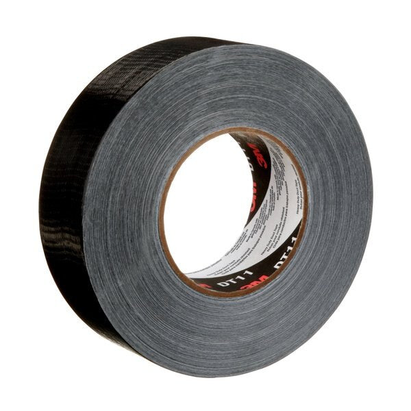 Duct Tape, Black, 11 mil, 54.8m L x 48mm W