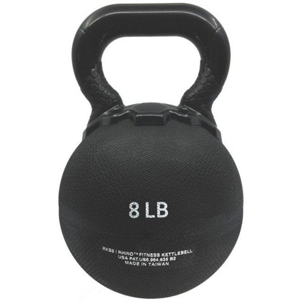 Durable Rhino Kettle Bell, Yellow/6lb