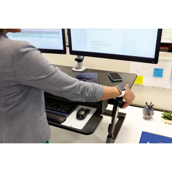 Rectangle Sit and Stand Desk, 35.4