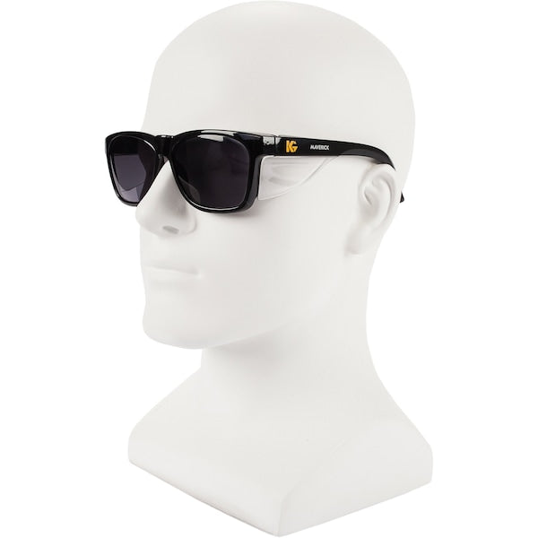 Safety Glasses, Traditional Smoke Polycarbonate Lens, Anti-Fog