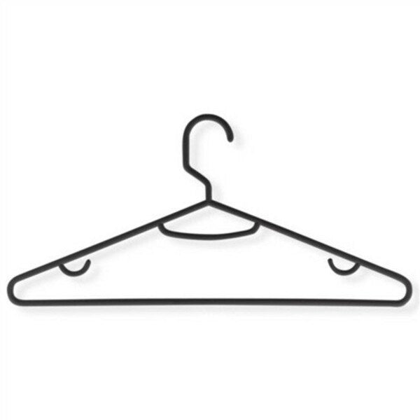 Recycled Hanger, Black, PK15
